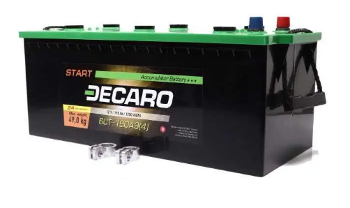 Акумулятор 190Ah-12v DECARO START (513х223х217), R,EN1250